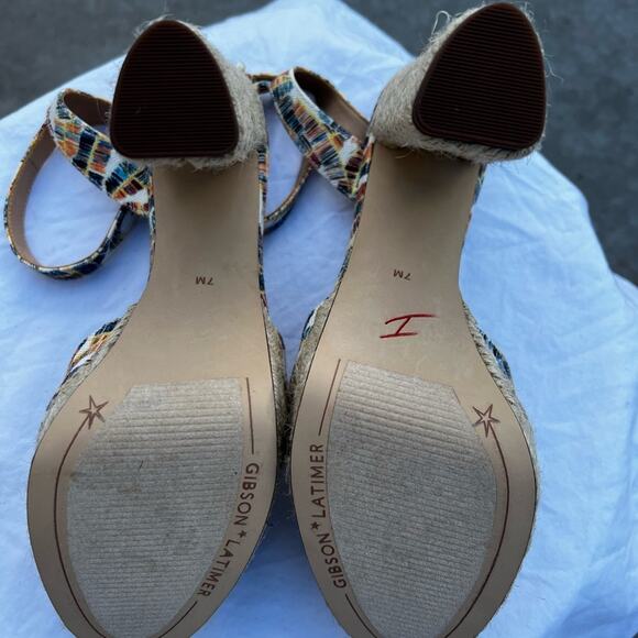 New Gibson Latimer Open Toes Platform Heels size 7 - Picture 7 of 9